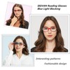 SIGVAN Ladies Cat Eye Reading Glasses 5 Pairs Blue Light