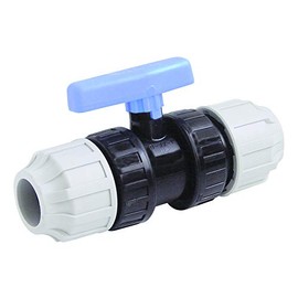 STP Fittings 08336040 Polypropylene Ball Valve with 2 Screws 20 mm