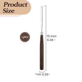 1Pc Palette Knife Painting Spatula for Oil, Acrylic Paint, Metal Painting Knife Mixing for Art, Palette Scraper for Creative Painting,Color Mixing, Smearing