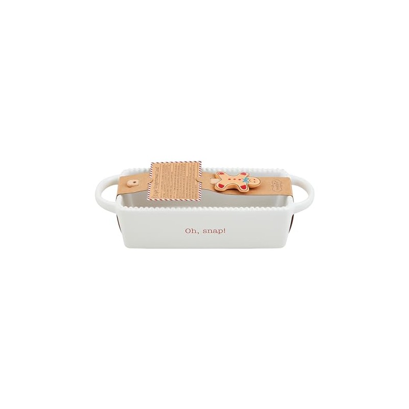 Mud Pie Gingerbread Set, baker 3" x 10" | spatula