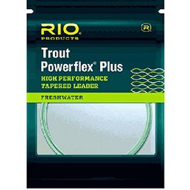 Rio Powerflex Plus 9ft Leader, 7X - 4 Pack
