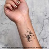4 x 'Cute French Bulldog Puppy' Temporary Tattoos - Water