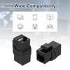 sourcing map 10 Pack Cat 6A Ethernet Coupler, RJ45 Cat6A