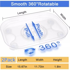 Colourtree 360° Rotate Lazy Susan for Refrigerator Organizers and Storage