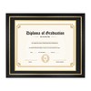 FramePro 14x17 Diploma Frame with Black over Gold Mat, 16x20