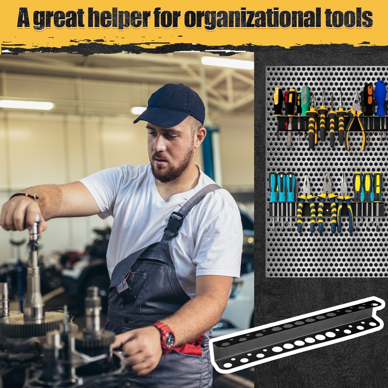 Otoolling 2 Pack 15.75 Inch Screwdriver Organizer Heavy Duty Wall