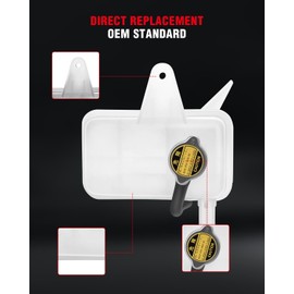 cciyu Coolant Tank Reservoir Fits for 2000-2006 for Mazda MPV GY0115350F