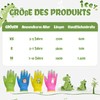 BORISCA 4 Pairs of Children's Gardening Gloves, 4 Colours and