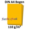 DIN A4 Writing Paper, Plano Sheet Craft Paper, 110 g/m²,