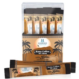 Hawaii Selection/ 10% Kona Coffee/Freeze Dried Instant Stick Type/ 10 count