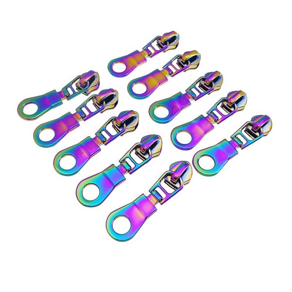 10Pcs Rainbow Donut Zipper Pulls for Zipper Repair Kit Zipper