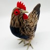LWINGFLYER Artificial Feather Hen Chicken Statue Ornaments DIY Craft for