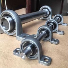 Pack of 2 Housing Bearings Vertical Pillow Block Bearing Block Ball Bearing Block Shaft Housing Bearing Shaft Bearing for Axle Shaft Machine, 3D Printer 30 mm Inner Diameter