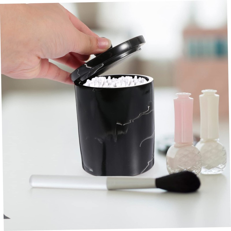 Gatuida Luxury Craft Storage Box Marble Vein Toothpick and Cotton