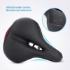 Mountain Road Bike Soft Seat Saddle with Tail Light Replacement