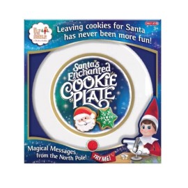 The Elf on the Shelf Cookie Plate - The Elf on the Shelf Santa's Enchanted  NIB