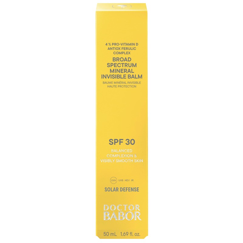 Doctor BABOR Solar Defense Broad Spectrum Mineral Invisible Balm SPF