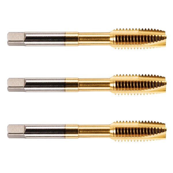 3 Pack - M8 x 1.25 Spiral Point Tap HSS