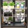 Slideep Adjustable Closet Storage Shelves with Seamless Sticker, Stainless Steel