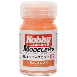 Hobby Japan HJ Modelers Color 07 HJV Orange 0.5 fl oz (15 ml) Model Paint HJ07C