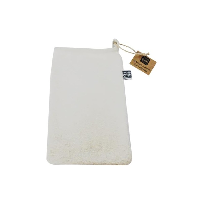 Naturabio Linen/Cotton Bath Mitt 100g