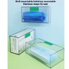 CLSSLVVBN Glove Dispenser Box, Clear Disposable Face Mask Box Holder,