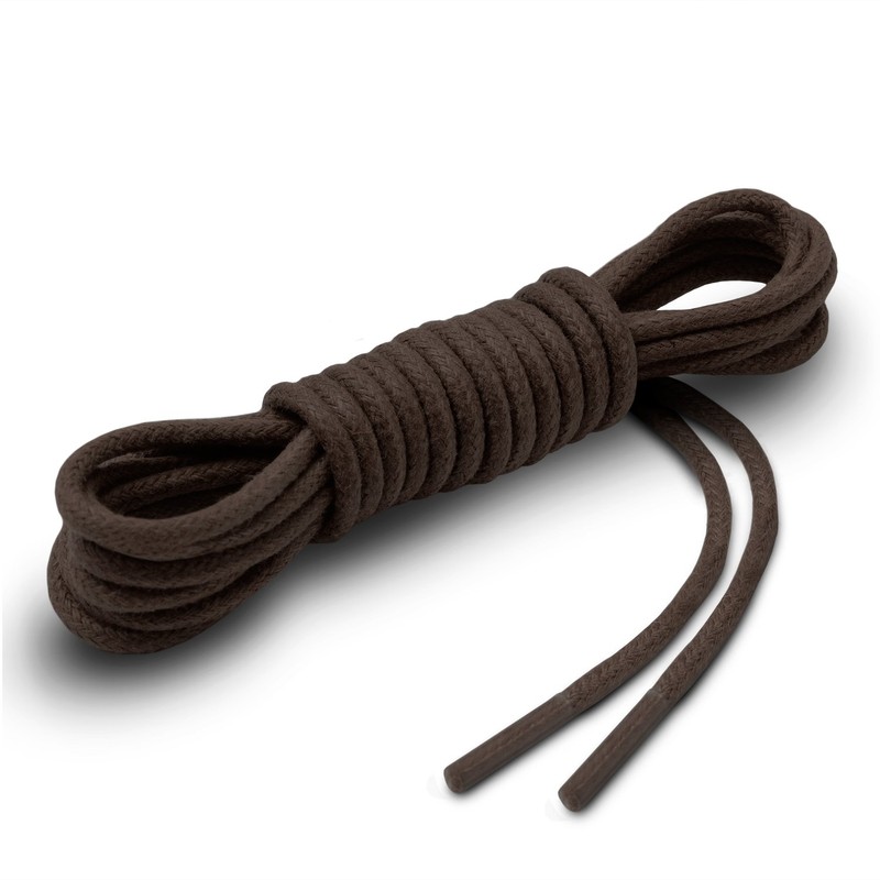 Miscly Waxed Thin Round Dress Shoelaces [1 Pair] 3/32″ Thin