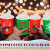 Jingmore 120 Pcs 8 oz Christmas Disposable Cups Christmas Paper