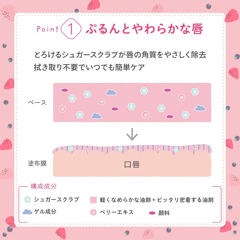 BLEND BERRY Sugar Scrub Lip Serum, 0.4 oz (10 g)