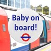 EMUWORKS Baby On Board Badges - Iconic London Underground TFL