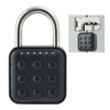 6 Digit Password Lock Electronic Combination Lock IP67 Waterproof Padlock