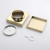Decaura Shower Grates Bathroom Floor Drain Waste Stainless Steel (Brushed