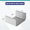JTZFD 16 Pcs Weld On Trailer Stake Pockets, Suitable for