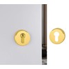 Pair of Rosettes Hole Cylinder Compatible with Yale Hole, Nozzles