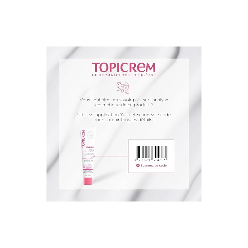 Topicrem Hydra+ Crema Hidratante Rica Radiance