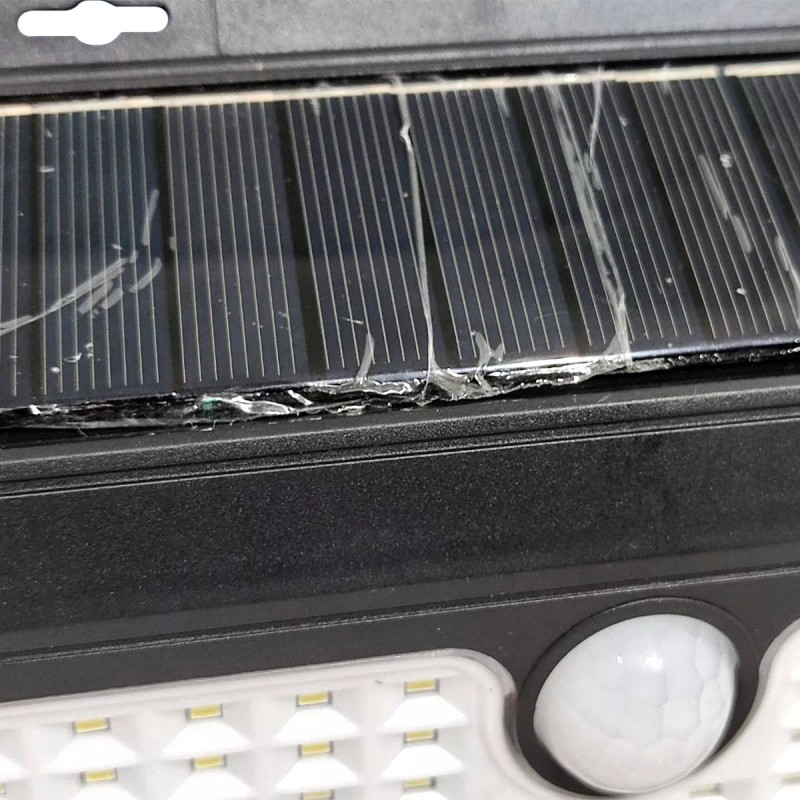 Sunled Lampara Reflector 40 Led Solar Sensor De Movimiento Recarga