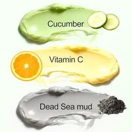 Erinde 30PCS Facial Clay Mask Set - Dead Sea Mud, Vitamin C & Cucumber Spa Clay Mask Face Skin Care Set, Mud Masks Deep Cleansing Skin, Blackhead Removal, Men & Women Moisturizing Facial Mask Gift Set