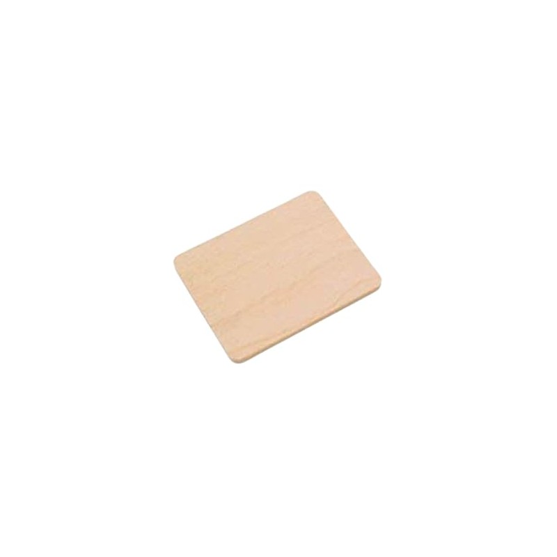 teemando® 8 x Raclette Wooden Coasters with Print, 10 cm,