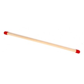 Wooden Pointer, AA-73724-24"(3/8 inch Dowel) Made in USA w/red Rubber end caps only on Both Ends, Perfect for Smart Board Screen.