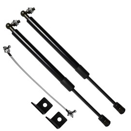 KUNSYOUKIM Lift Supports for Ford Fusion 2013-2020 Front Bonnet Hood Modify Carbon Fiber Gas Charged Shock Dampers Spring Struts Bar (2 PCS) (Normal Black)