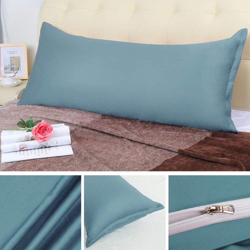 PiccoCasa Body Pillow Cover Pillowcase, 300 Thread Count, 100% Long