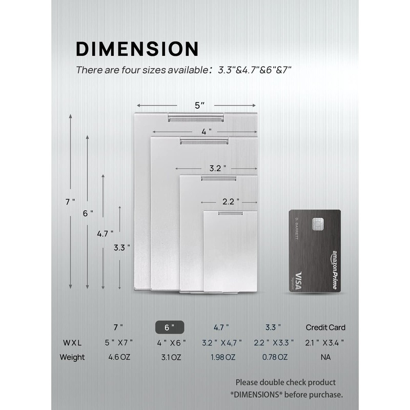 MIRRORNOVA Portable Folding Mirror, Ultra-Slim Makeup Tabletop Mirror for Travel