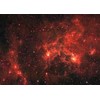 BELECO 7x5ft Fabric Red Galaxy Nebula Backdrop Universe Outer Space