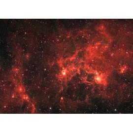 BELECO 7x5ft Fabric Red Galaxy Nebula Backdrop Universe Outer Space Abstract Natural Scenery Starry Sky Background Wall Decor Kid Child Artistic Portrait Photoshoot Wallpaper Studio Photo Props