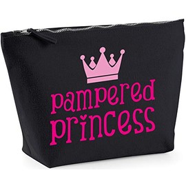 Hippowarehouse Pampered Princess printed make up cosmetic wash bag 18x19x9cm