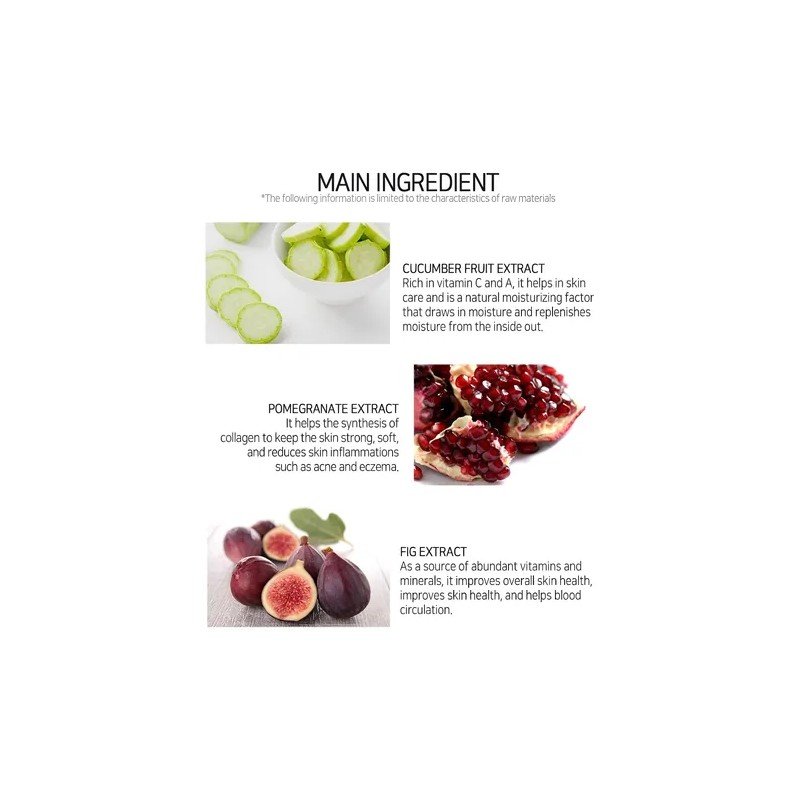 Mascarilla Coreana De Pepino Hidratante Calmante (10pz) Mixta