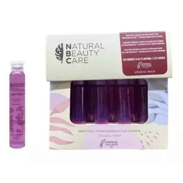 Natural Beauty Care Pack X 12 Ampolletas Natural Beauty Care Kera Trim 10 Ml
