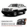 TUSDAR 4PCS Fits For 2002-2006 Chevy Avalanche with Body Cladding