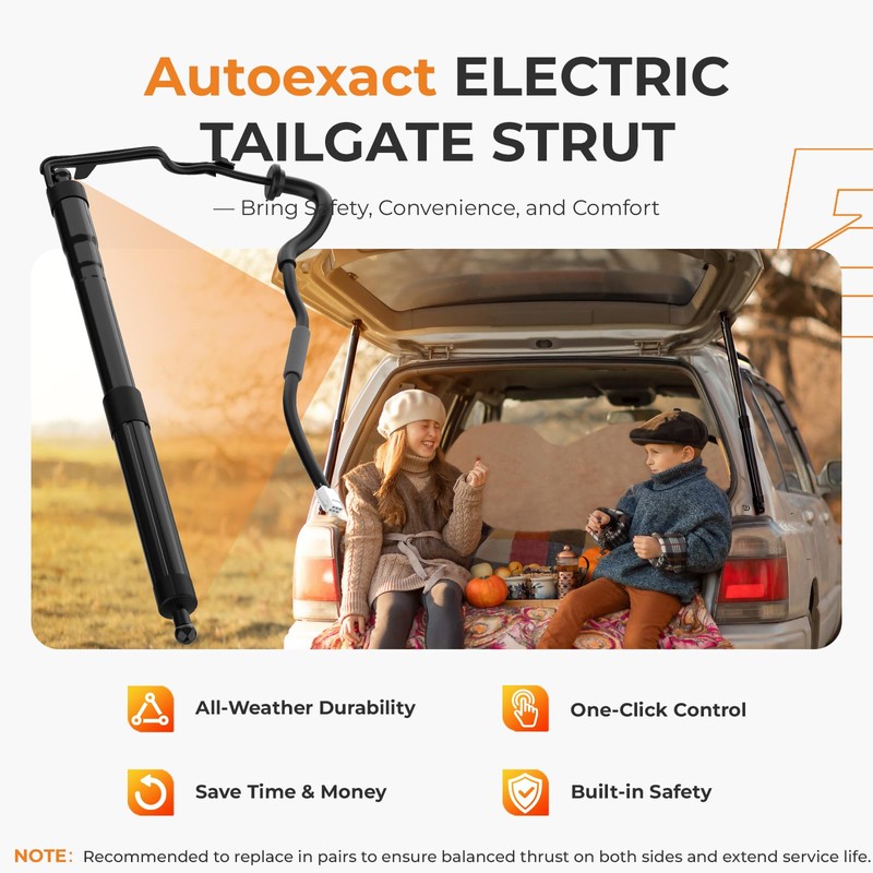 Autoexact Power Liftgate Struts Fit for 2013-2018 Toyota Rav4, Electric