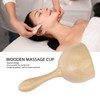 Wooden Gua Sha Cup Lymphatic Drainage Reduce Swelling Promote Circulation